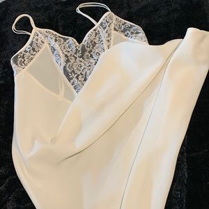 Victoria's Secret White Lace Chemise